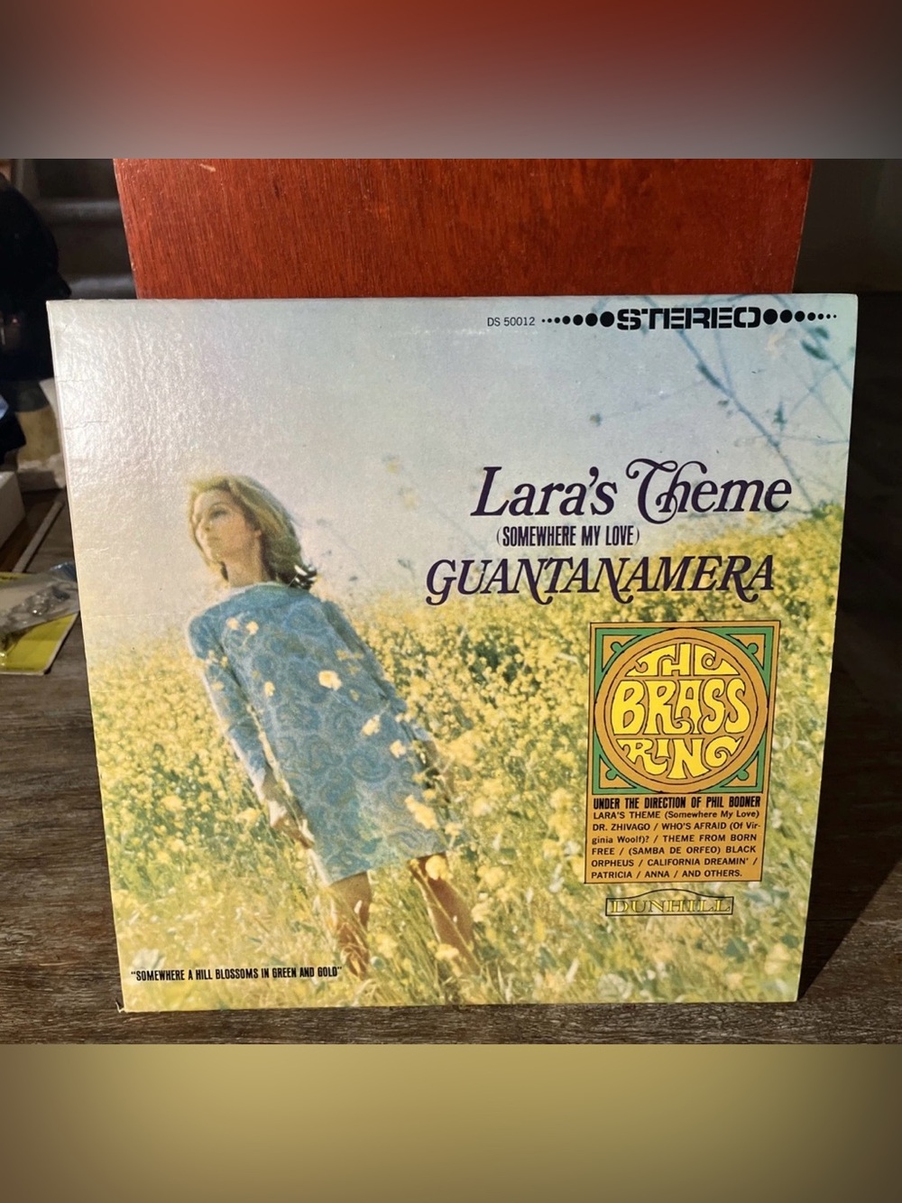 Lara's Theme / Guantanamera Vinyl Record - Blue & Yellow Cover